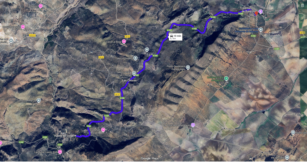 Fuente del Conde a Ventorros de Balerma