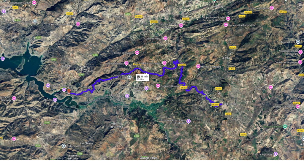 Tramo de Ruta para Motos Ventorros de San Jose - Pantano Iznájar 2