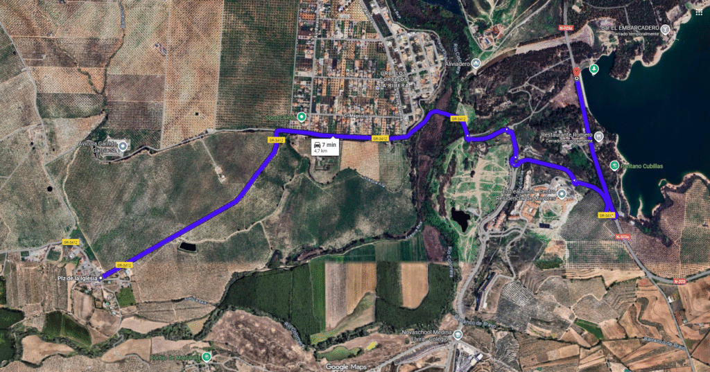 Ruta en Moto por Granada Caparacena - Embalse Cubillas